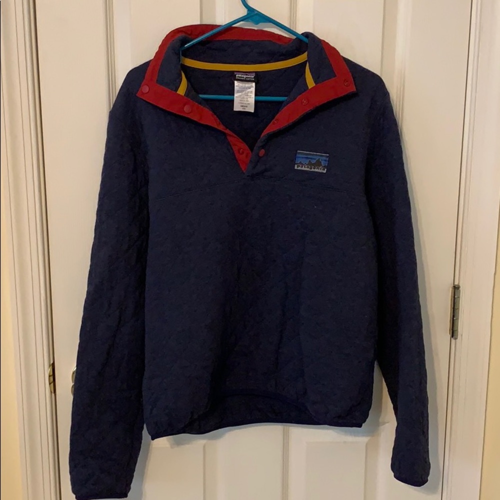 PATAGONIA diamond quilt snap-t- PERFECT condition